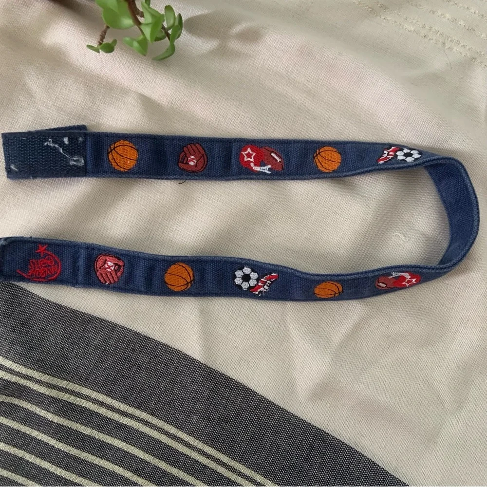 Myself Belts Toddler Velcro Sports Themed Belt